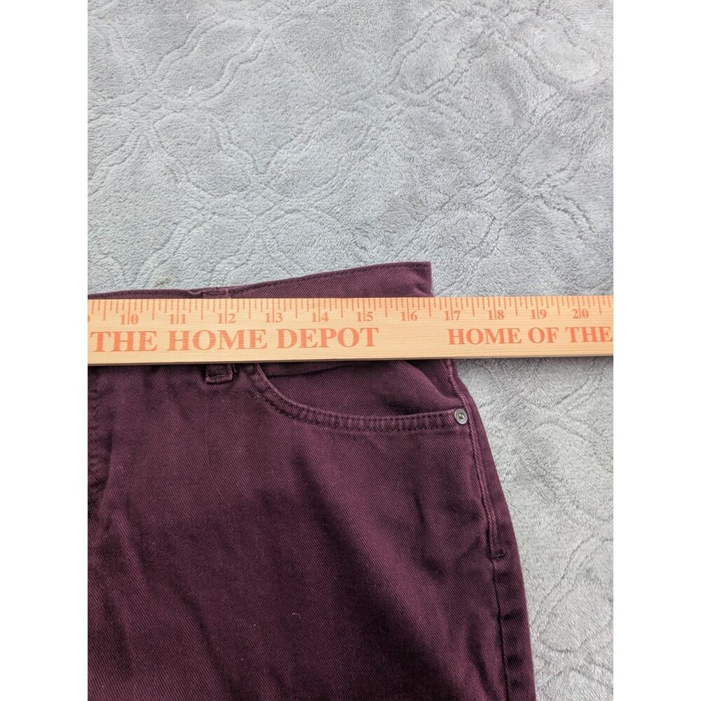 Gloria Vanderbilt Amanda Women’s 10P Burgundy Straight Leg Jeans Petite